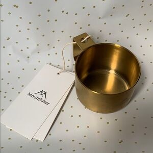Mount Hiker Gold Metal Cup